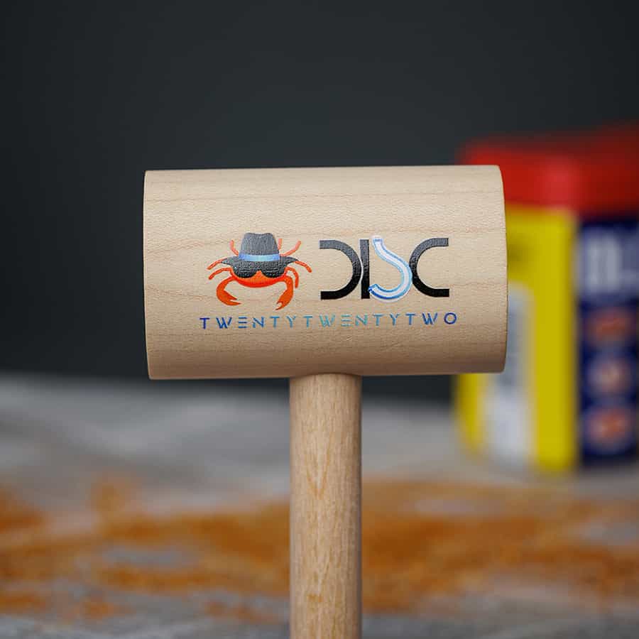 Personalized Color Crab Mallets - Bay Imprint Since 1981